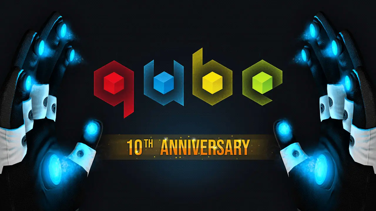 Q.U.B.E. 10th Anniversary Logo