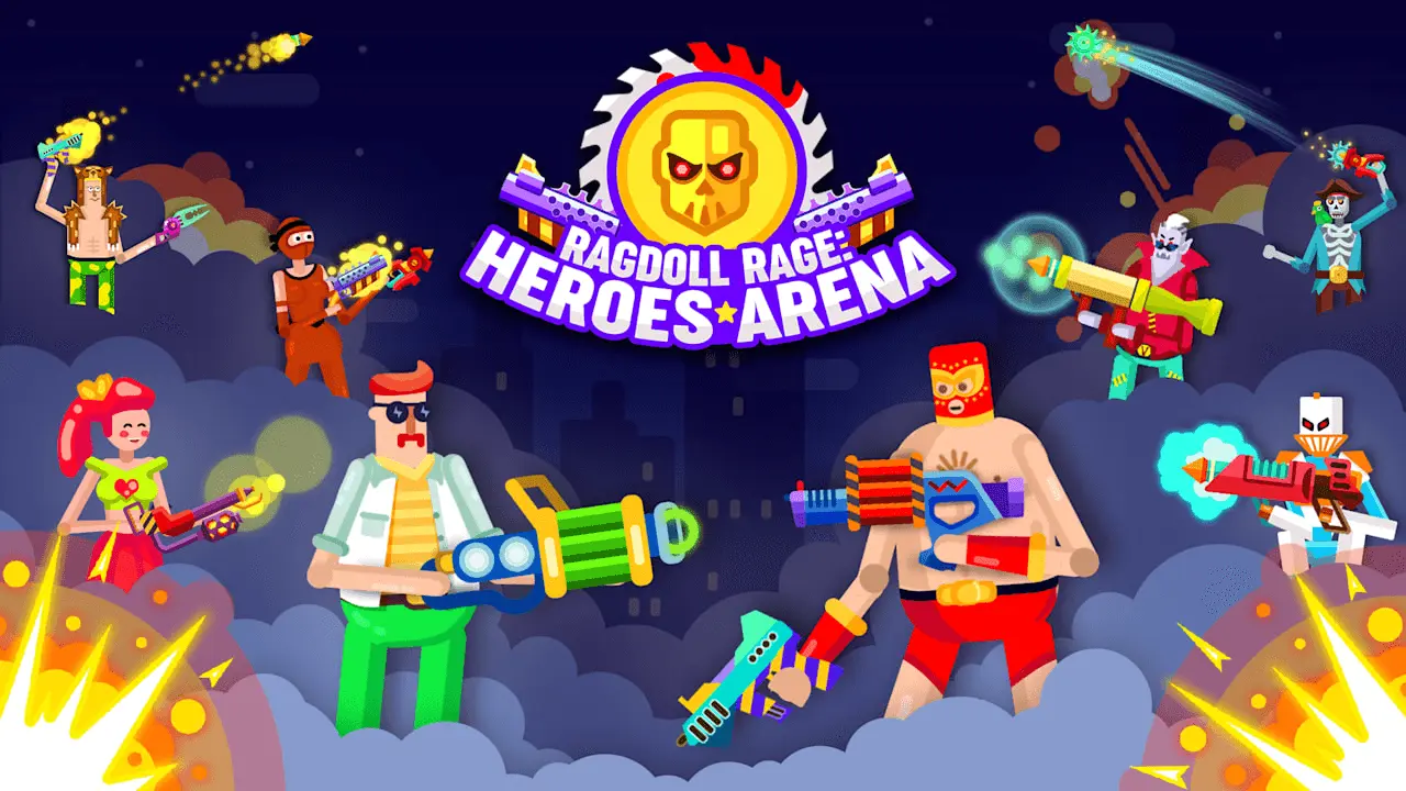 Ragdoll Rage: Heroes Arena Logo