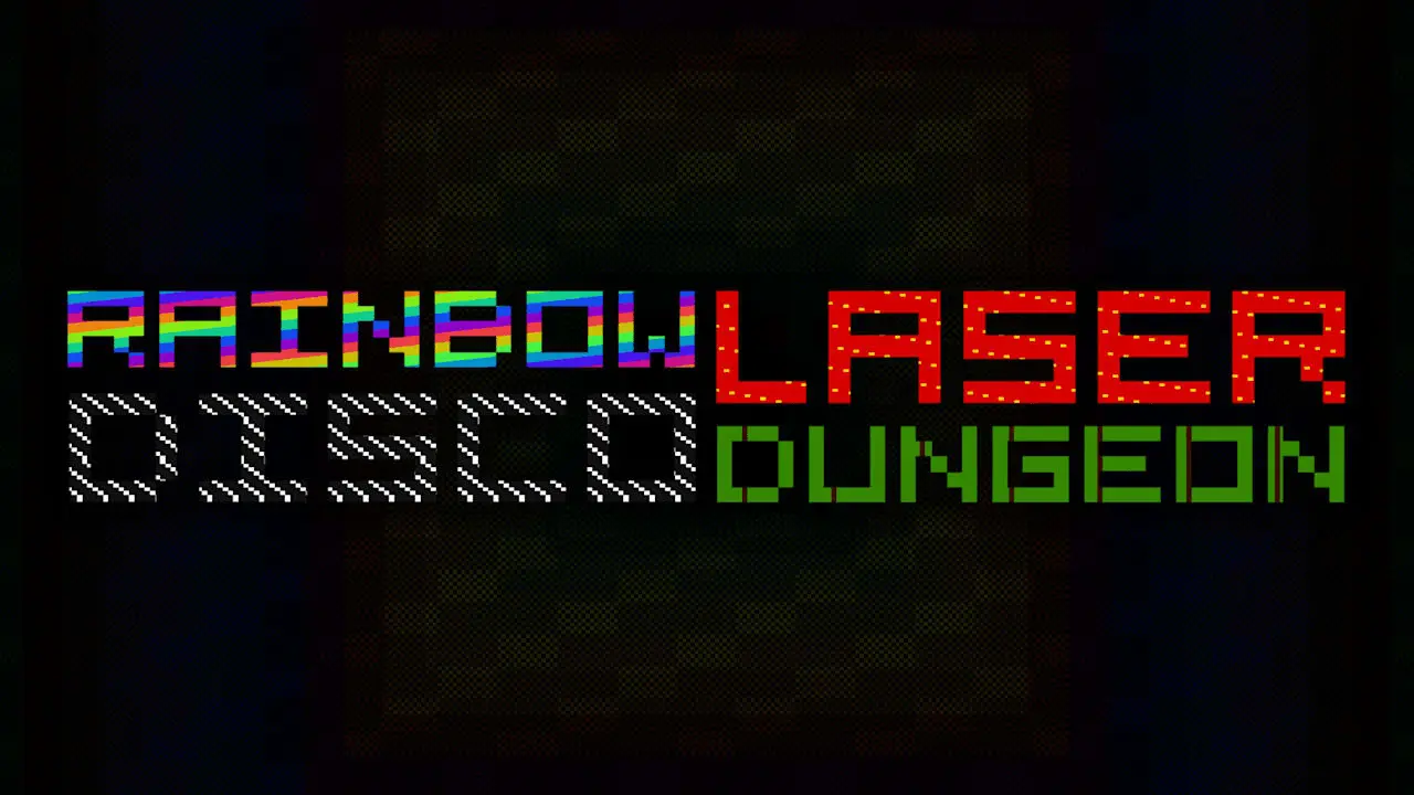 Rainbow Laser Disco Dungeon Logo