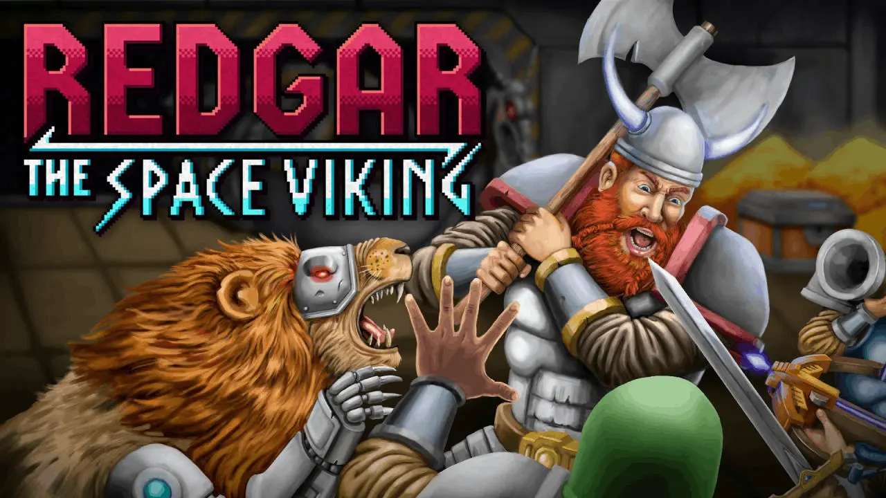 Redgar: The Space Viking Logo