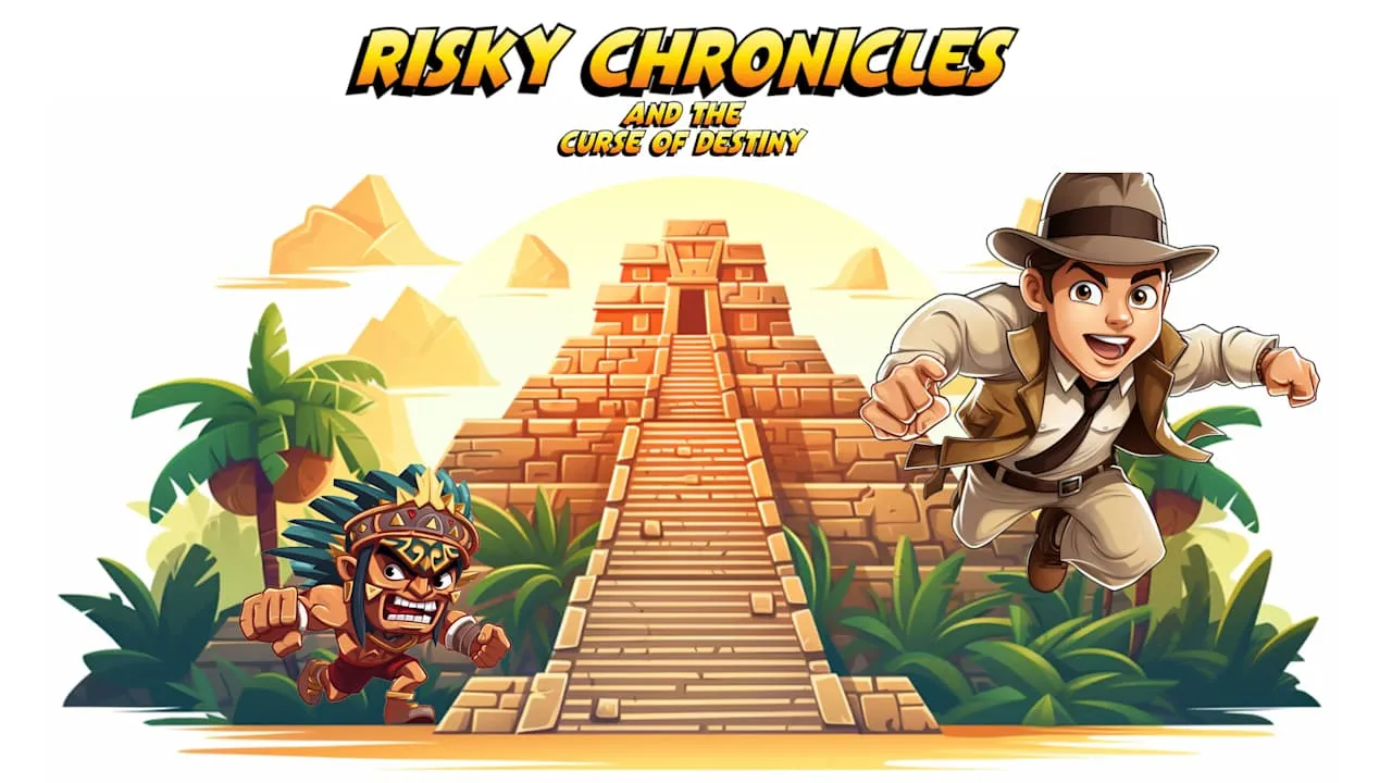 RISKY CHRONICLES and the curse of destiny Logo