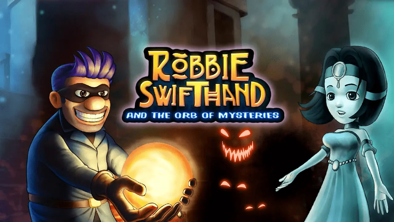 Robbie Swifthand and the Orb of Mysteries Logo