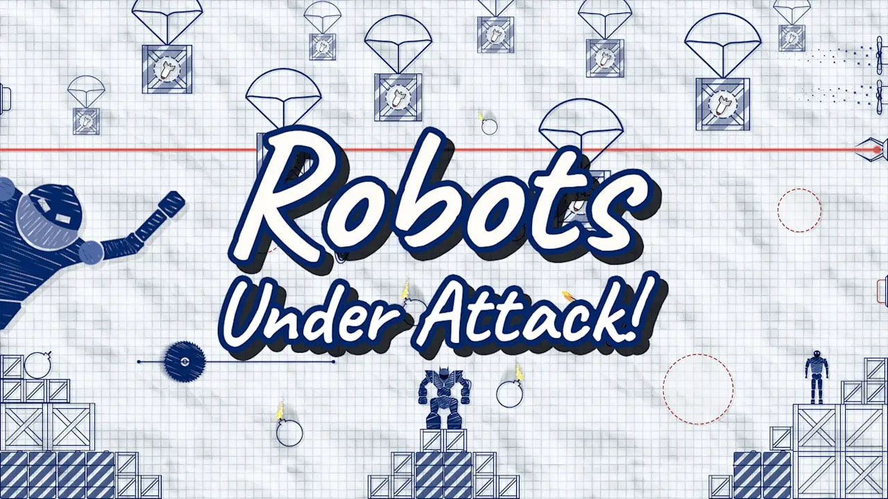 Robots under attack! Logo