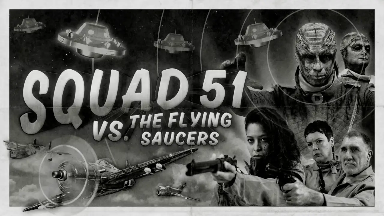 Squad 51 vs. the Flying Saucers Logo