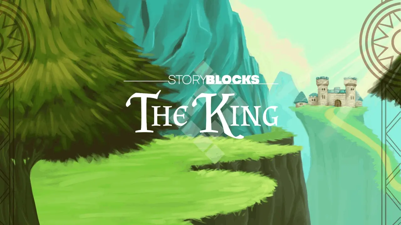 Storyblocks: The King Logo
