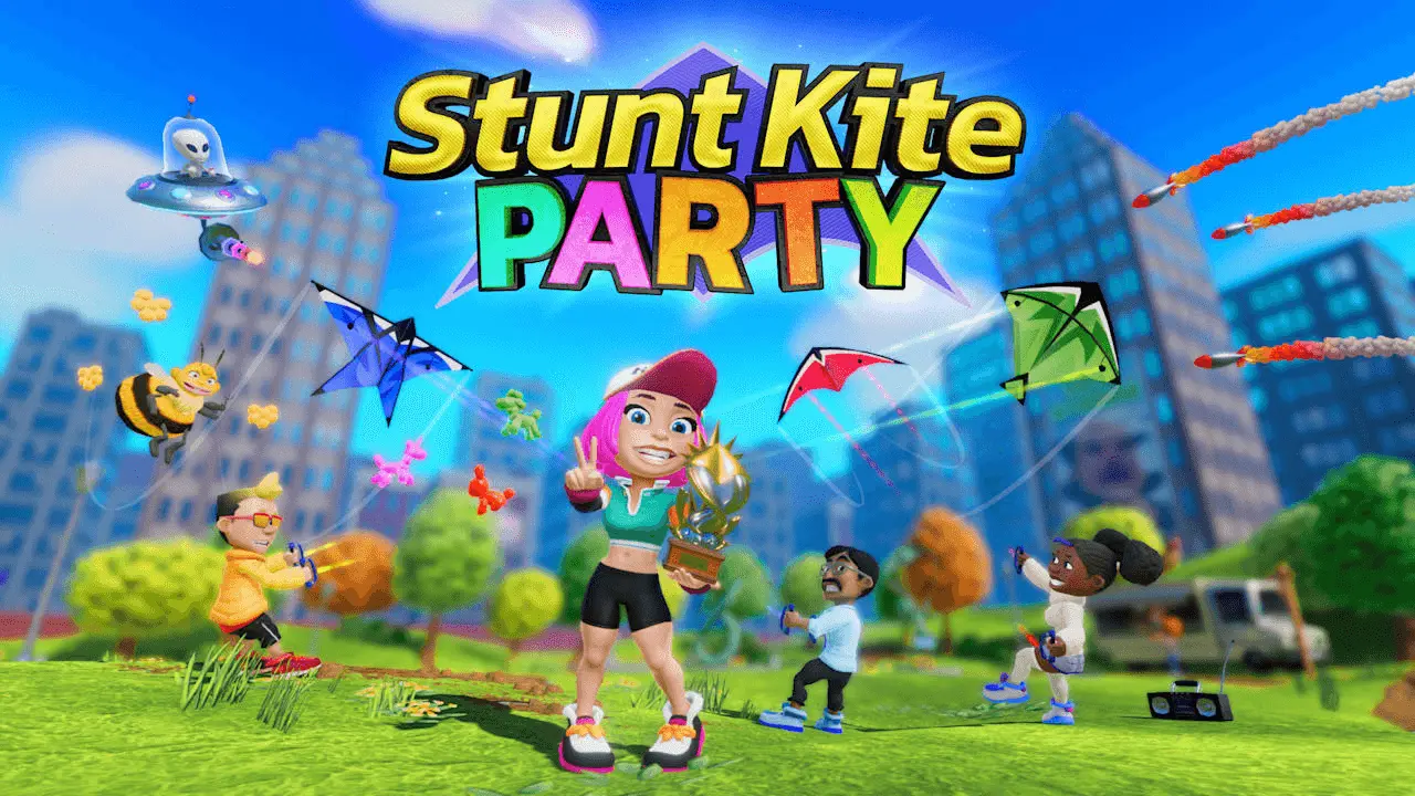Stunt Kite Party Logo