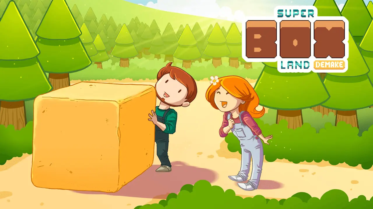 Super Box Land Demake Logo
