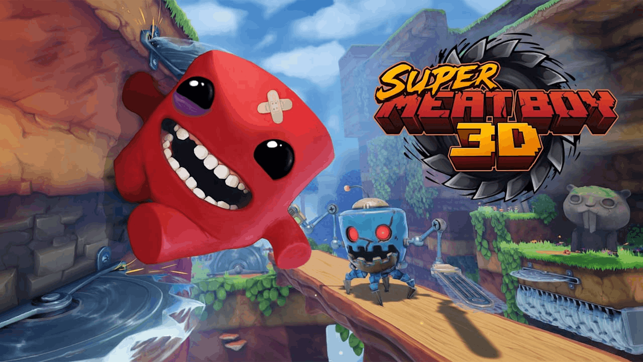 Super Meat Boy 3D Logo