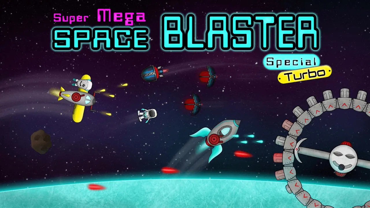 Super Mega Space Blaster Special Turbo Logo