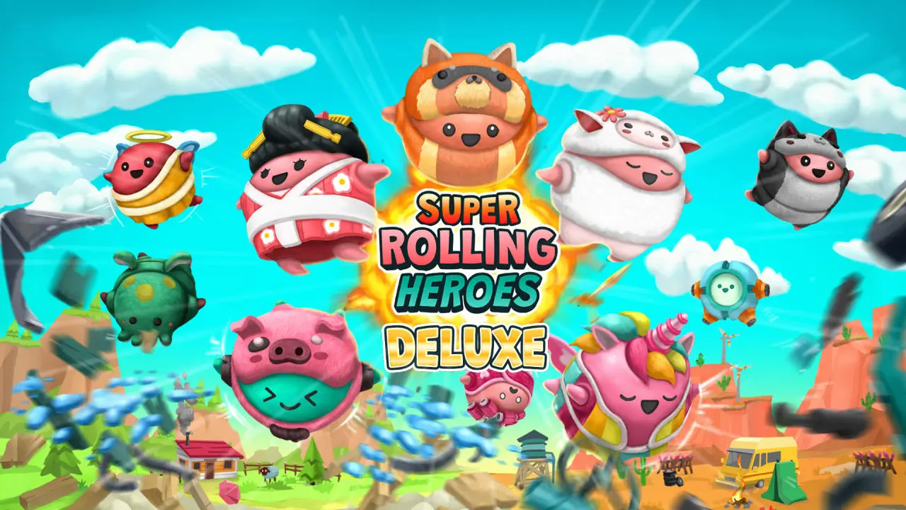 Super Rolling Heroes Deluxe Logo
