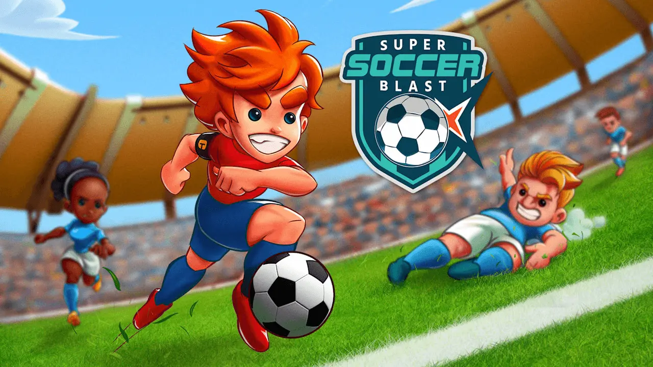 Super Soccer Blast Logo