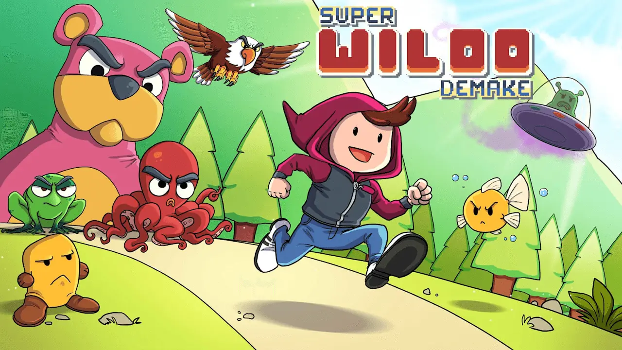 Super Wiloo Demake Logo