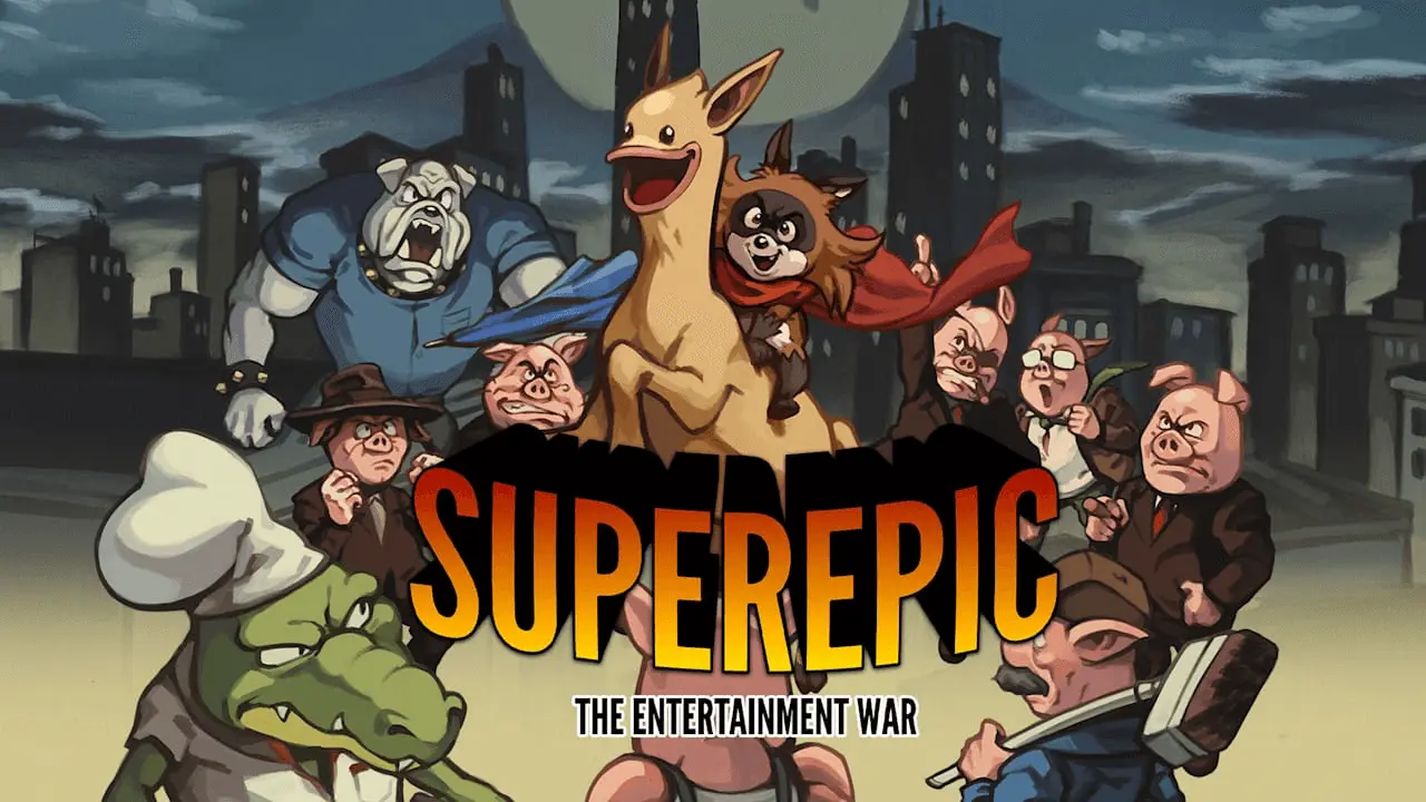 SuperEpic: The Entertainment War Logo