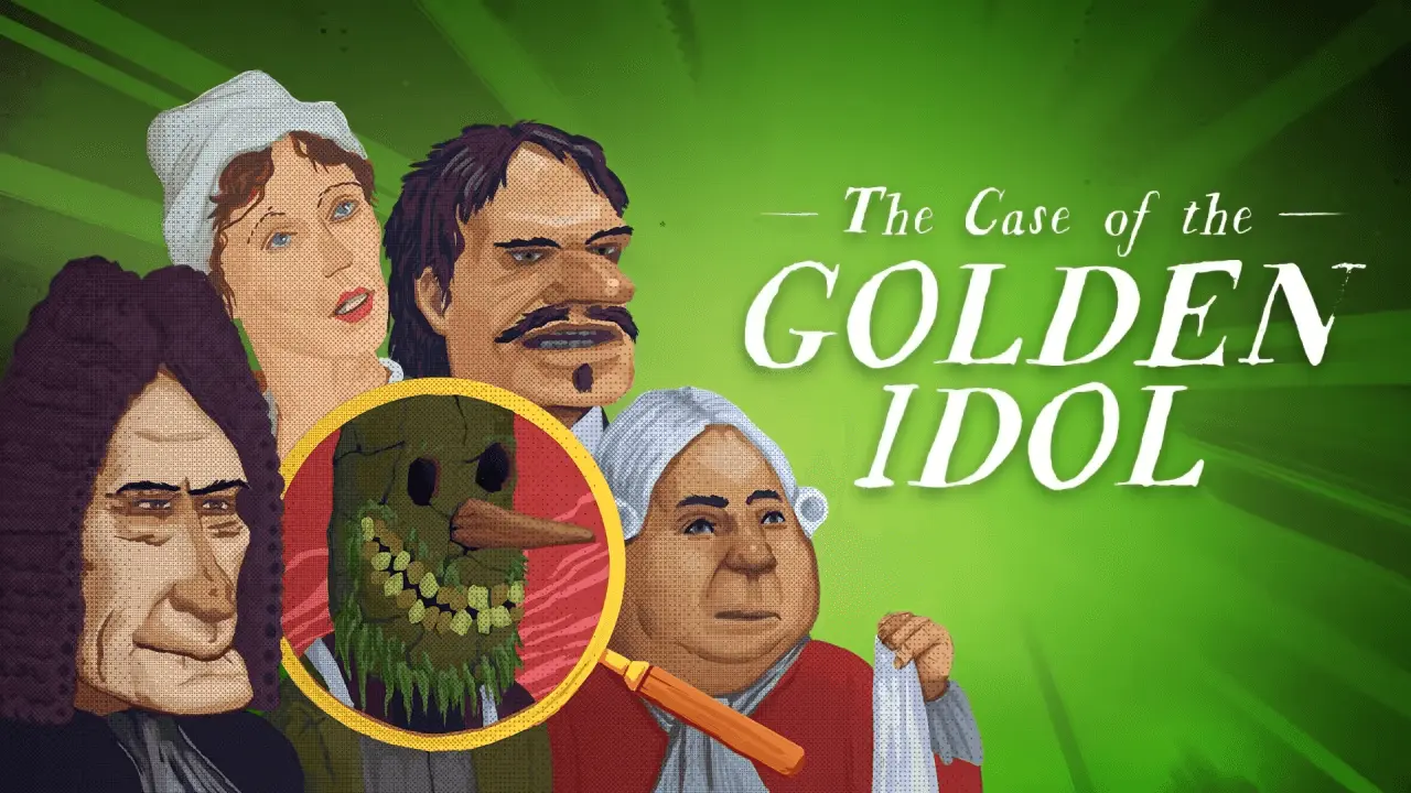 The Case of the Golden Idol Logo