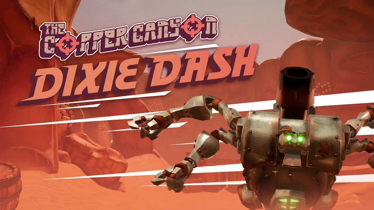 The Copper Canyon Dixie Dash Logo