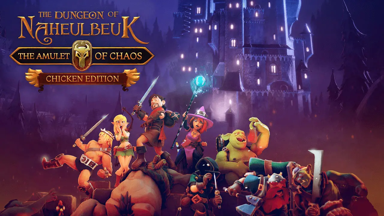 The Dungeon of Naheulbeuk: The Amulet of Chaos - Chicken Edition Logo