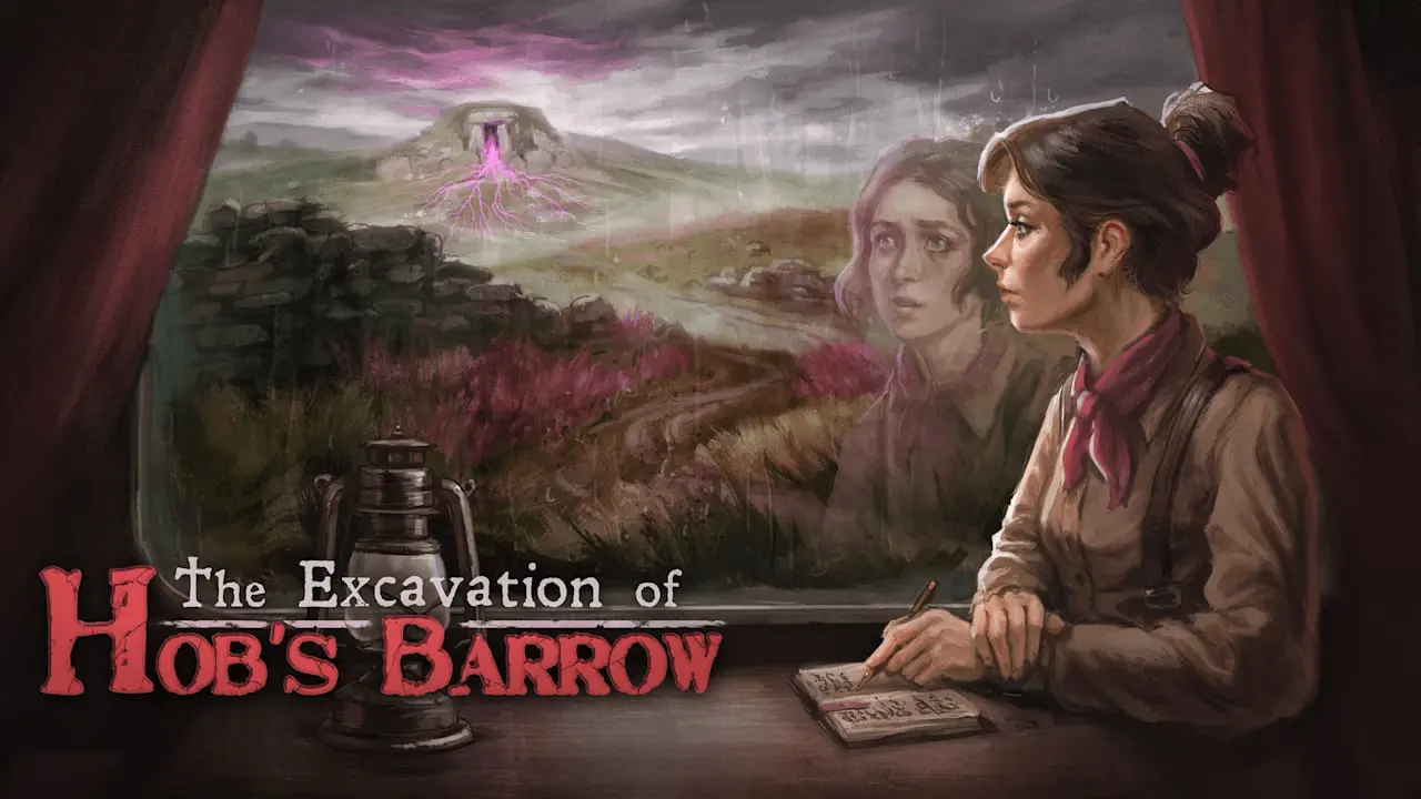 The Excavation of Hob's Barrow Logo