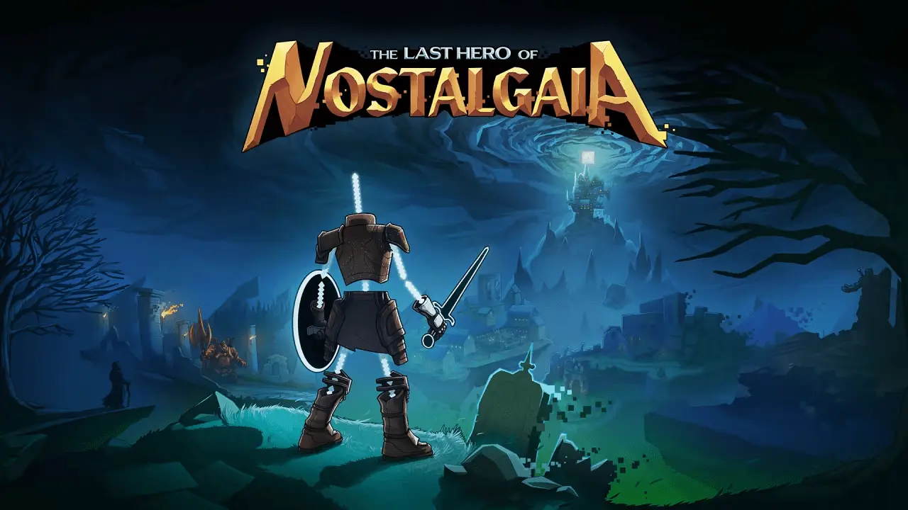 The Last Hero of Nostalgaia Logo