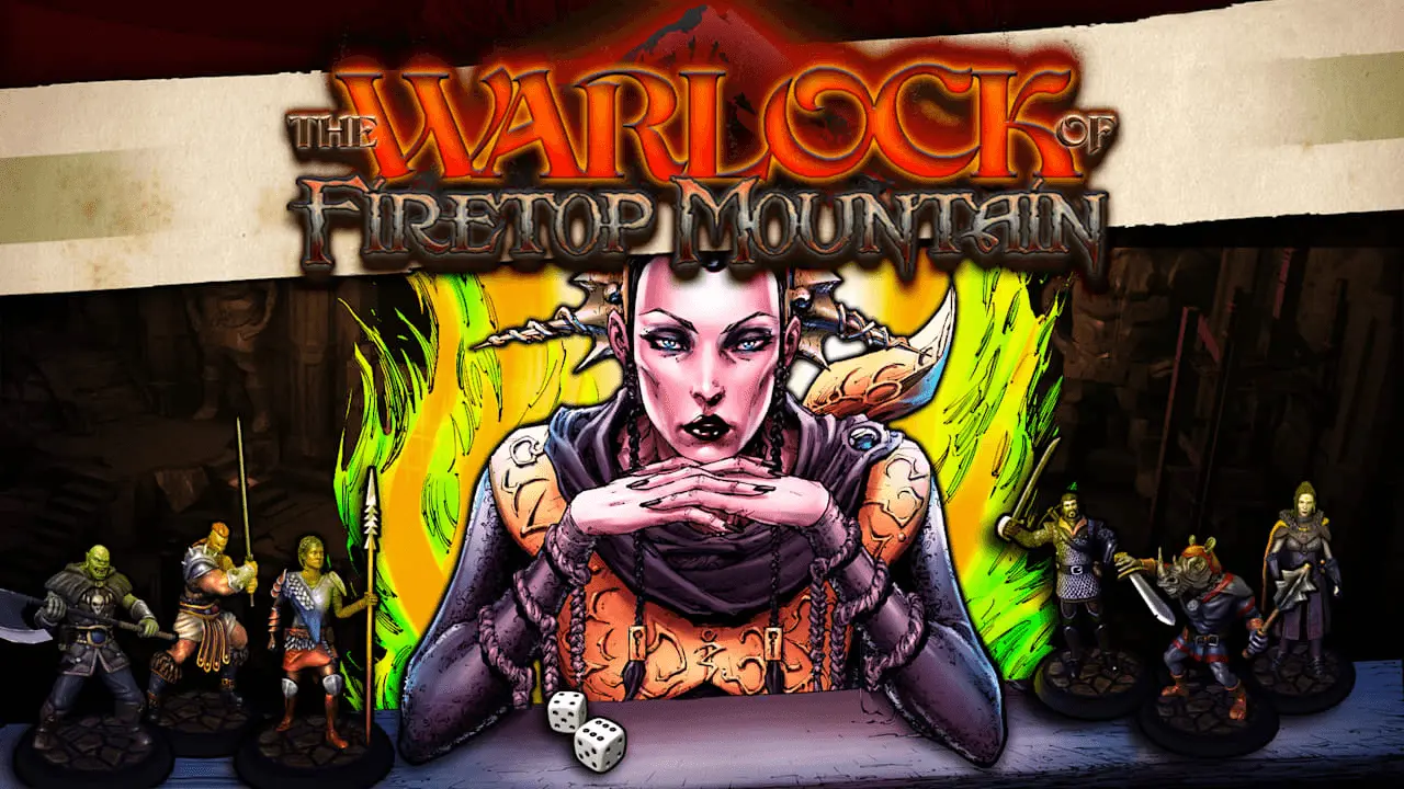 The Warlock of Firetop Mountain: Goblin Scourge Edition! Logo