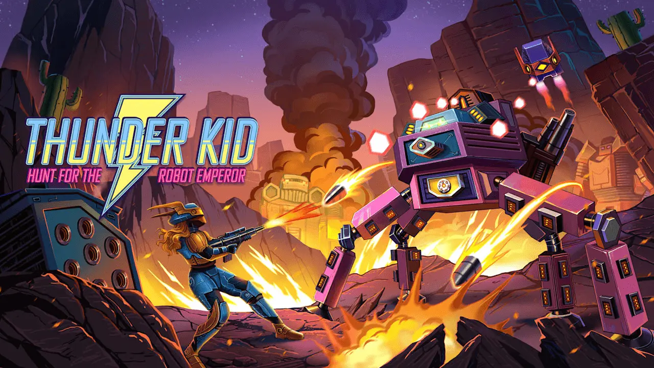 Thunder Kid: Hunt for the Robot Emperor Logo