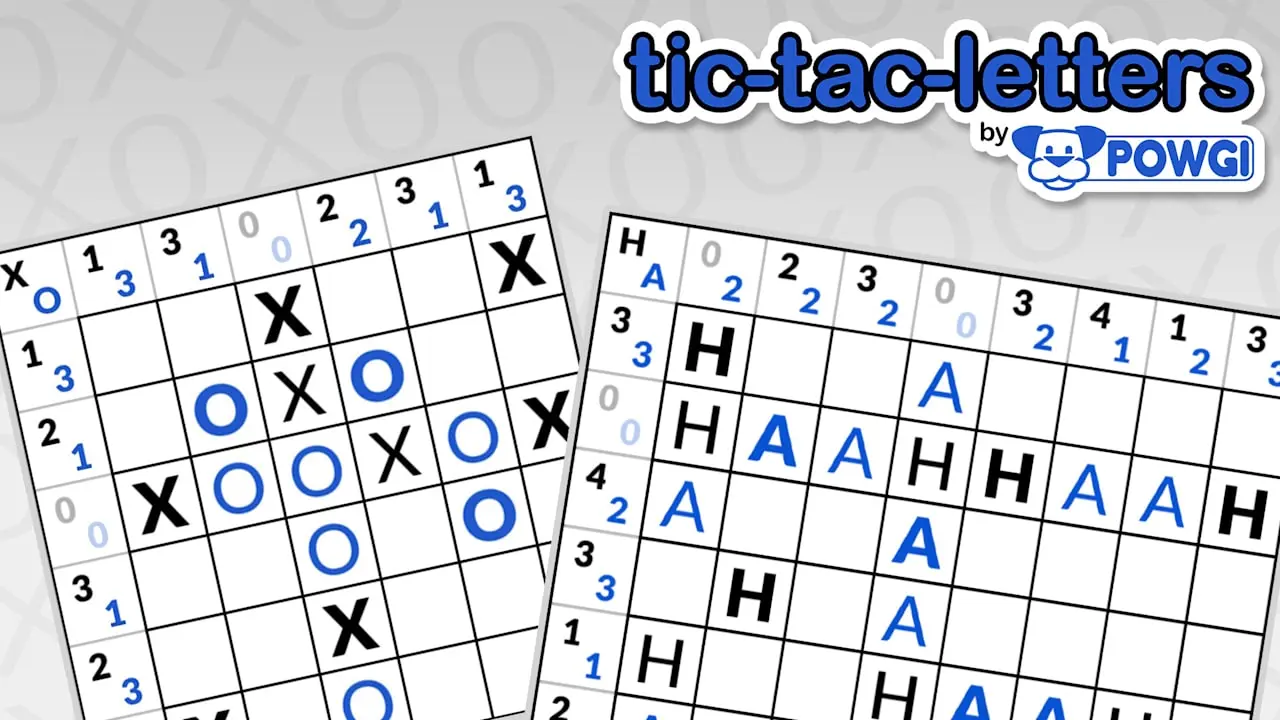 Tic-Tac-Letters by POWGI Logo