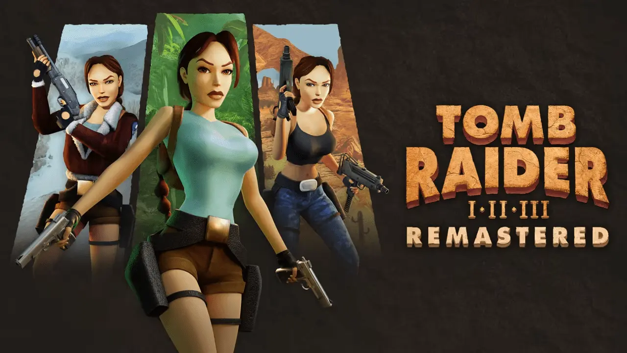Tomb Raider I-III Remastered Starring Lara Croft Logo