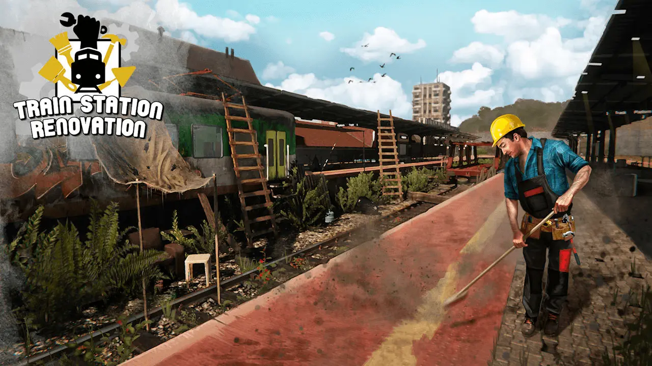 Train Station Renovation Logo