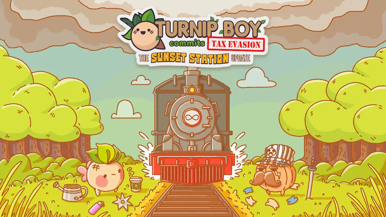 Turnip Boy Commits Tax Evasion Logo