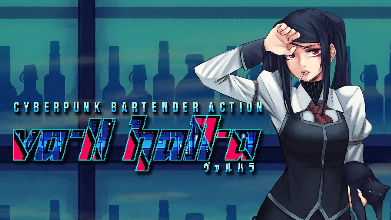 VA-11 Hall-A: Cyberpunk Bartender Action Logo