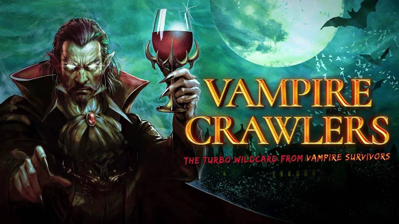 Vampire Crawlers: The Turbo Wildcard from Vampire Survivors Logo