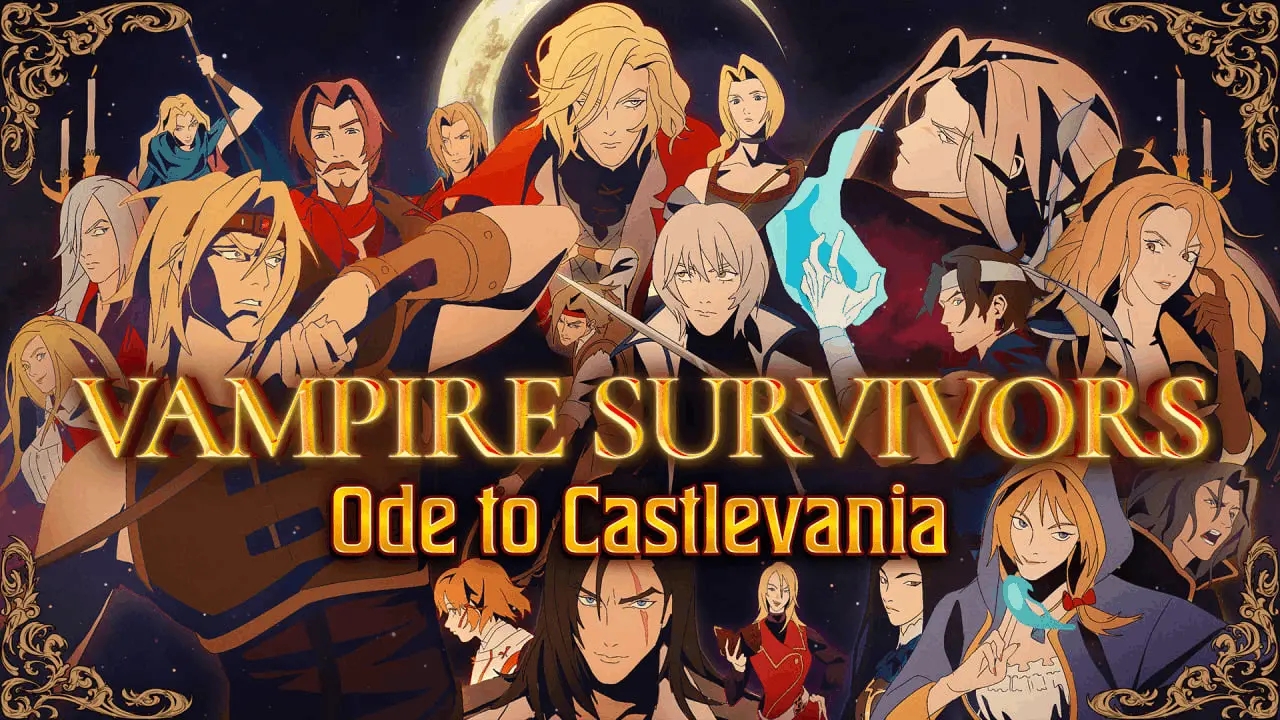 Vampire Survivors: Ode to Castlevania Logo
