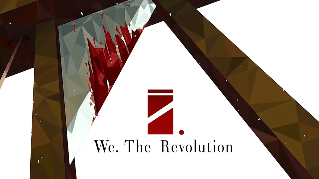 We. The Revolution Logo