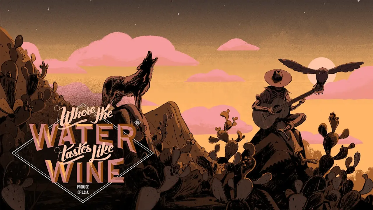 Where the Water Tastes Like Wine Logo