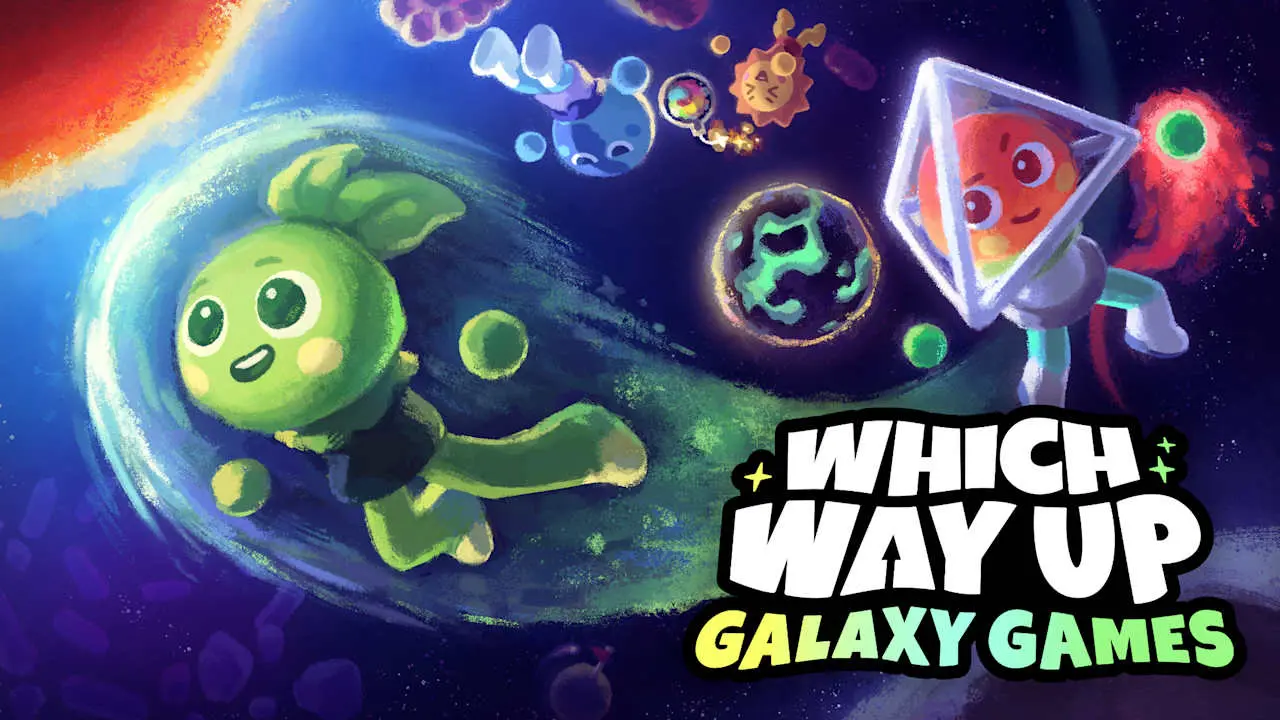 Which Way Up: Galaxy Games Logo