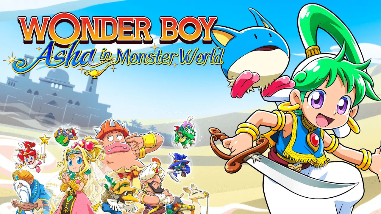 Wonder Boy Asha in Monster World Logo