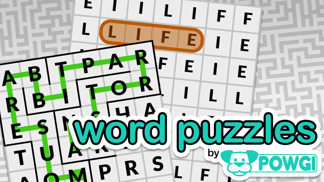 Word Puzzles by POWGI Logo