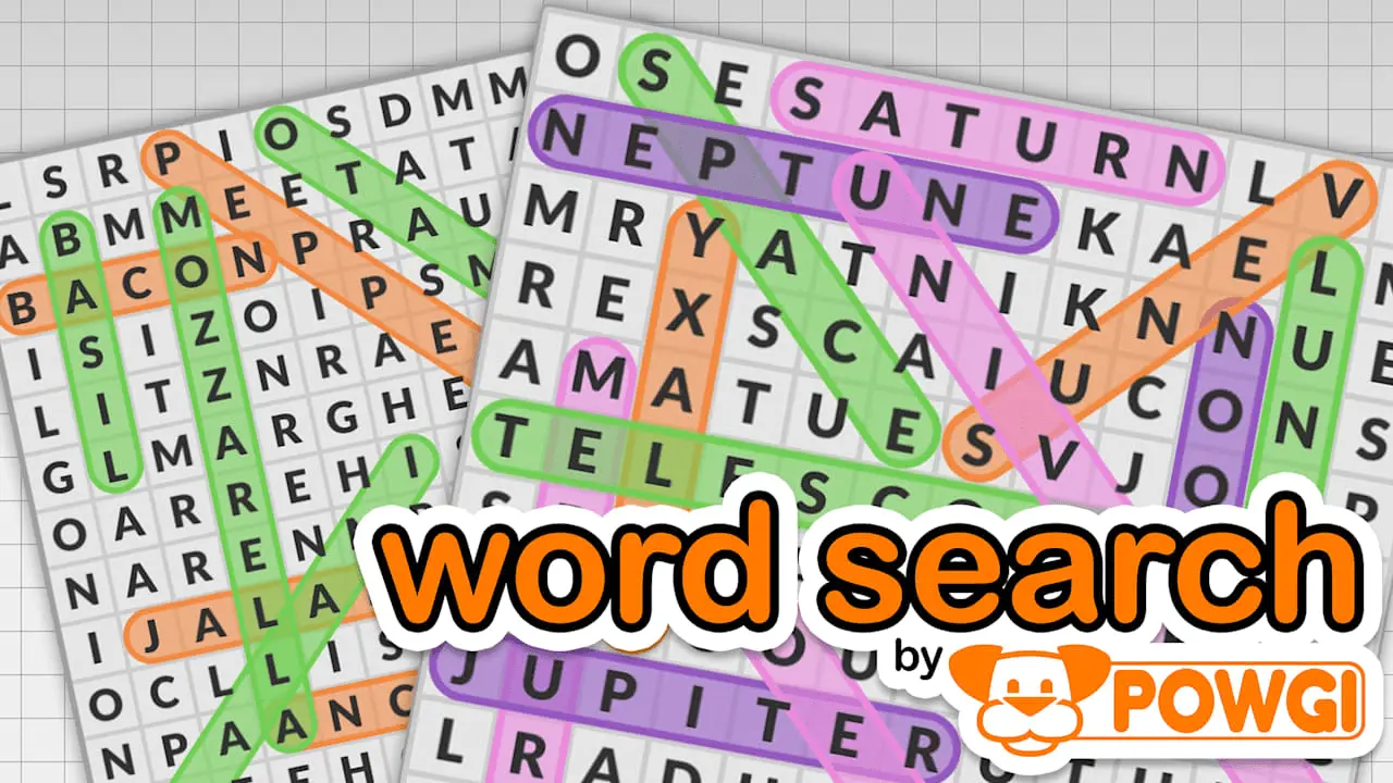 Word Search by POWGI Logo