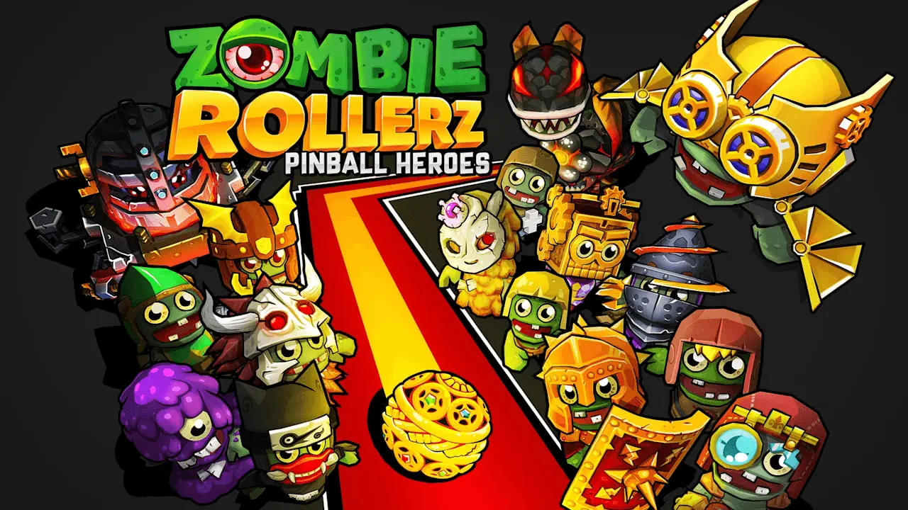 Zombie Rollerz: Pinball Heroes Logo