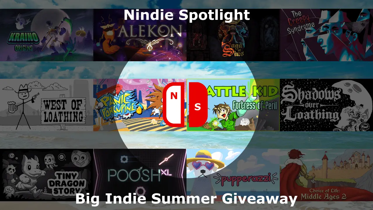 Enter to Win One of 12 Great Indie Games Banner