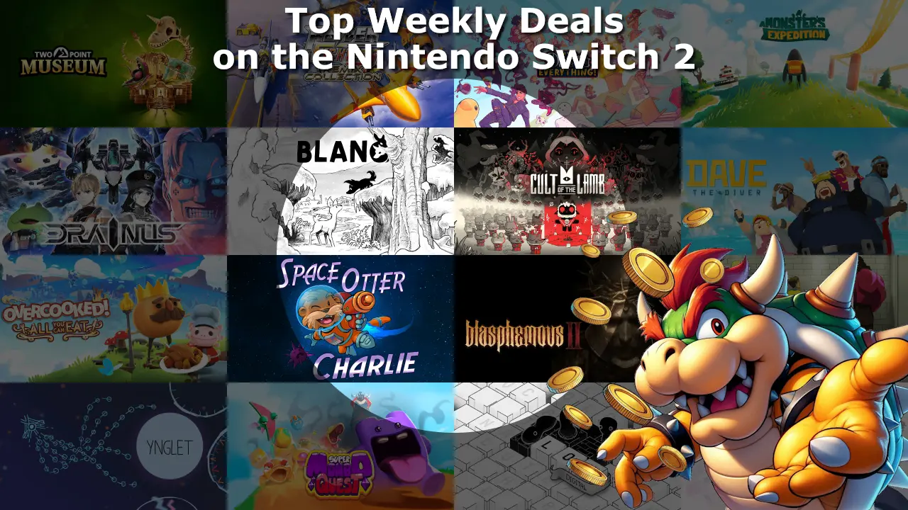 Weekly Top Deals on Nintendo Switch and Nintendo Switch 2 Banner