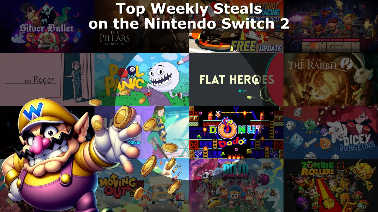 Weekly Top Steals on Nintendo Switch and Nintendo Switch 2 Banner